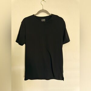 Cut's Clothing Men's Black Split Hem Shirt